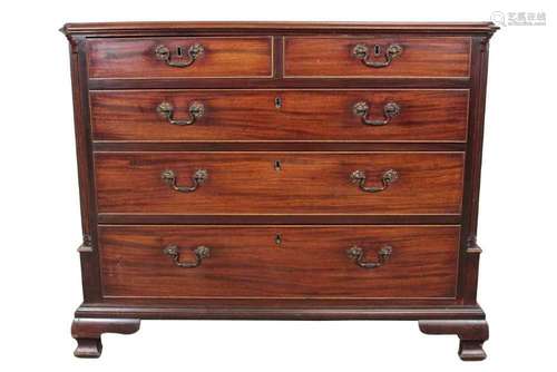 Good early George III mahogany chest