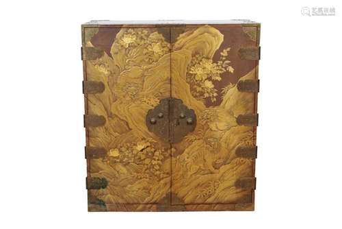 Fine 19th century Japanese lacquered cabinet