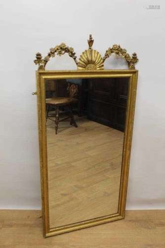 19th century gilt wall mirror