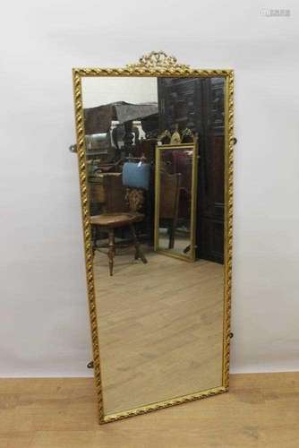 Gilt wall mirror