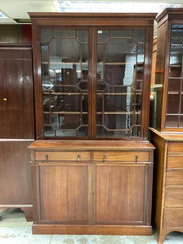 Early 20th century mahogany bookcase