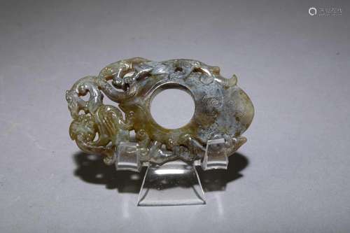 A Carved Jade Ornament