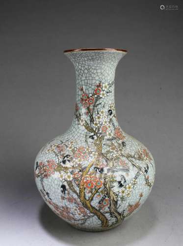 Chinese Geyao Vase