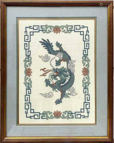 A Framed Embroidery Artwork