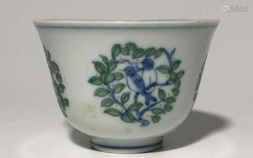 A Doucai Porcelain Cup