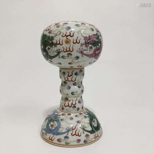 A Fencai Porcelain Ornament