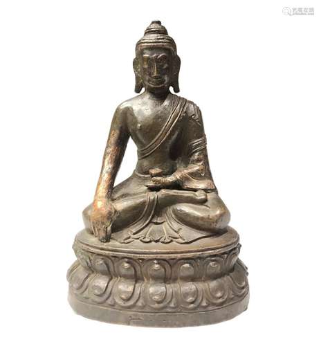 A Bronze Buddha Statue