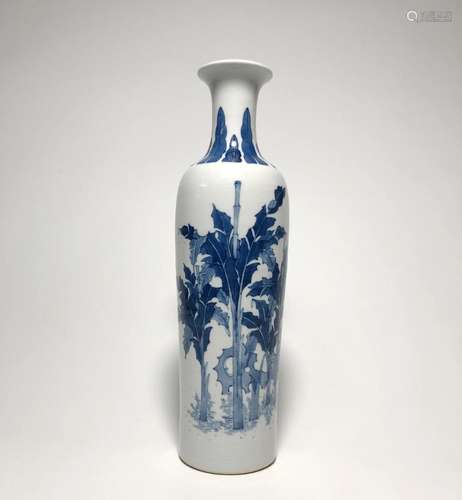 A Blue & White Porcelain Vase