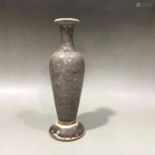 CHINESE PEACHBLOOM GLAZED VASE