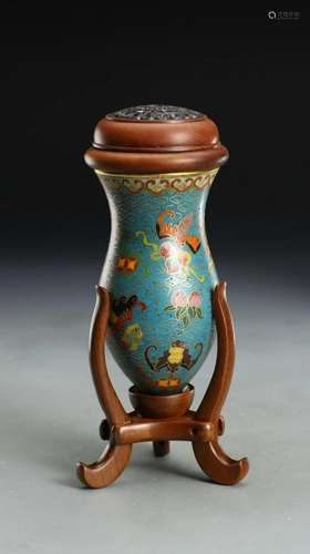 CHINESE CLOISONNE JAR