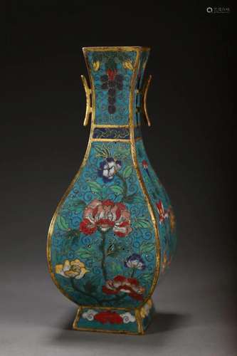 CHINESE CLOISONNE VASE