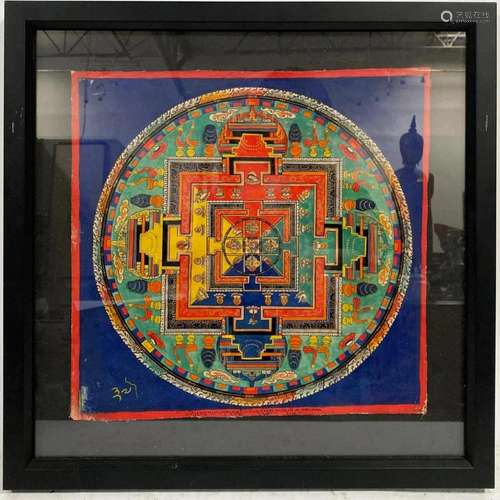 A painting of mandala, Tibet, Circa 19th century