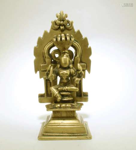 Antique Bronze Buddha Shrine