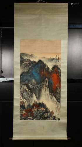 CHINESE PAINTING,ZHANGDAQIAN MARK