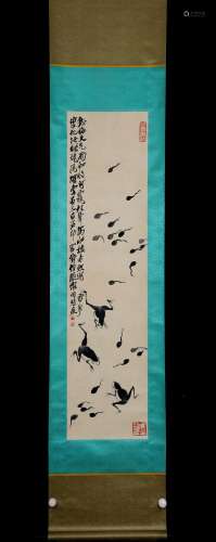 CHINESE PAINTING,QIBAISHI MARK