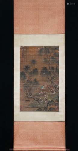 CHINESE PAINTING,WENHUIMING MARK