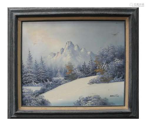 A Framed Oil Painting