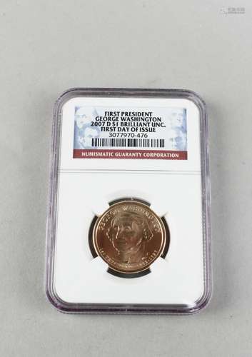 First US President George Washington 2007 D One Do