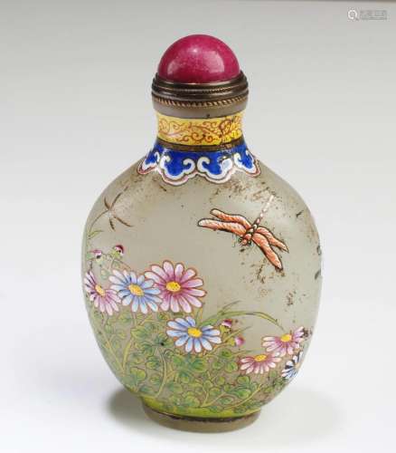 Chinese Peking Glass Snuff Bottle