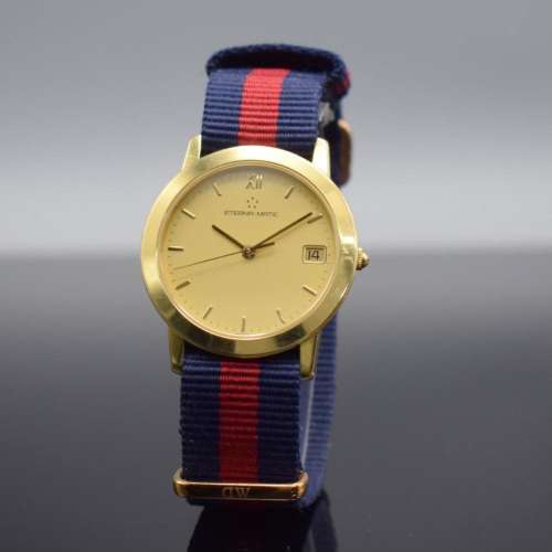 ETERNA-MATIC 18k yellow gold gents wristwatch
