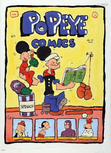 Leslie Lew, born 1953, Popeye Comic, 'How to Raise Kids&...