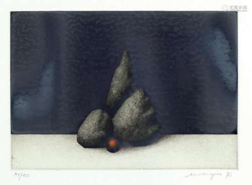Friedrich Meckseper, born 1936, 4 color lithographs