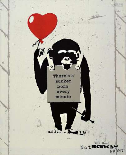 Not by Banksy by Not Not Banksy, # 'True Love fake art