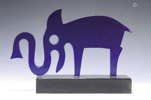 Martin Bradley, 1931 London, glass sculpture of an