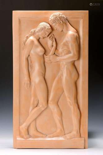 Arno Breker, 1900-1991, relief from Ara marble, #'Du