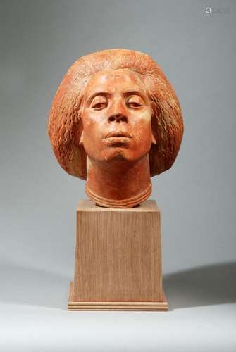 Albert BOUQUILLON (1908-1997) - Tête d'Ethiopienne, 1935...