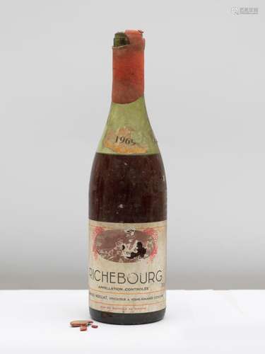 1 bouteille Richebourg 1969 Charles Noëllat - Niveau entre 6...