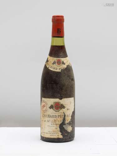 1 bouteille Musigny 1978 Bouchard Père & Fils - Niveau à...