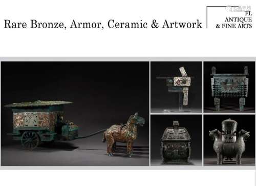 Rare Bronze, Armor, Ceramic & Artwork