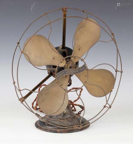 An early 20th century Verity 'Junior' desk fan, heig...