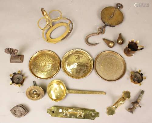 A group of mainly late 19th and early 20th century brassware...