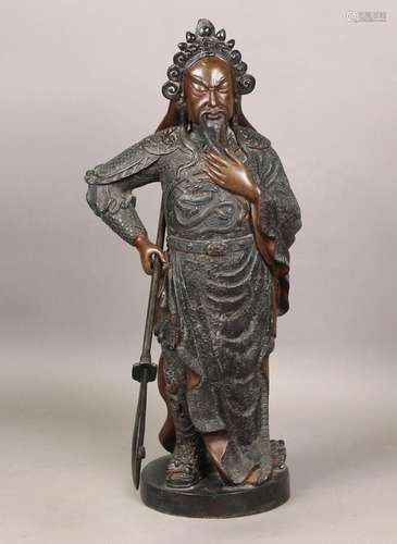 A large late 20th century South-east Asian cast bronze figur...