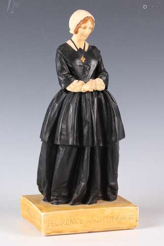 An early 20th century Agatha Walker wax and plaster figure o...