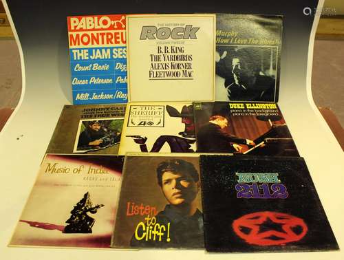 A varied collection of approximately seventy LP records, inc...