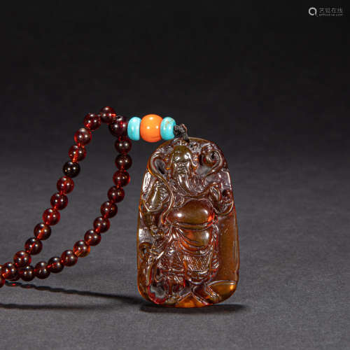 CHINESE AMBER BRAND, QING DYNASTY