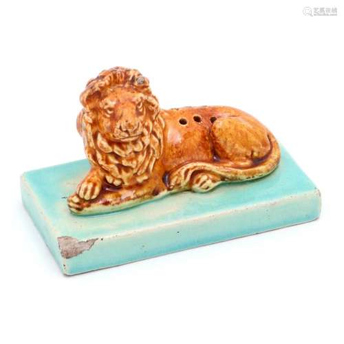 A TOOTHPICK HOLDER - LION