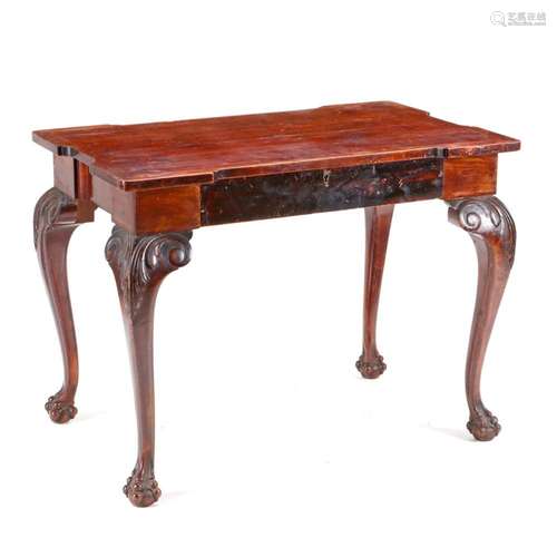 A GEORGE II STYLE CENTRE TABLE