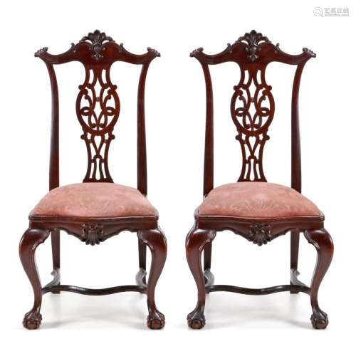 A PAIR OF D. JOSÉ STYLE CHAIRS