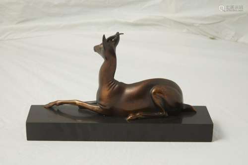 97-Georges LAVROFF (1895-1991)
Antilope au repos
Sculpture e...
