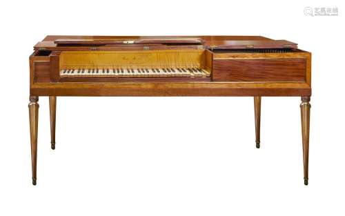 154 - Erard Frères
Piano-forte en acajou; placage d'acaj...