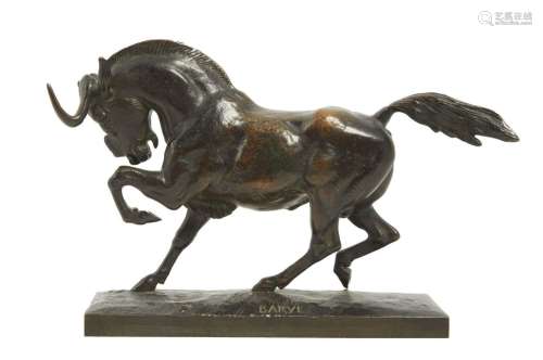 192-Antoine-Louis BARYE (1795-1875)
Gnou
Sculpture en bronze...