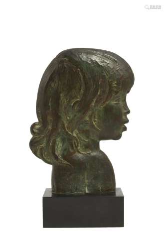 198-Richard GUINO (1890-1973)
Buste de Coco Renoir de profil...