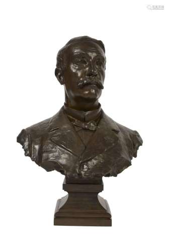 210-Edouard HOUSSIN (1847-1917)
Portrait du député Trannin; ...