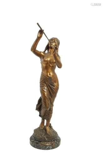 215-Edouard Drouot (1859-1945)
La muse des bois
Sculpture en...