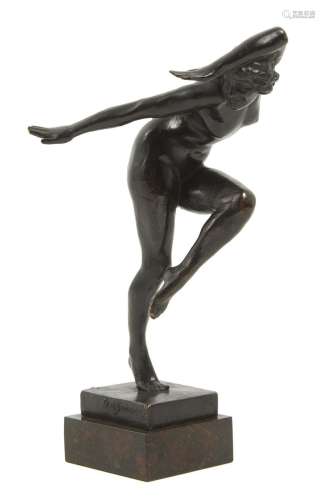 218-Edouard Marcel SANDOZ (1881-1971)
Danseuse
Sculpture en ...