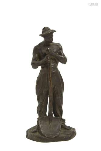 226-Aimé Jules DALOU (1838-1902)
Homme à la pelle
Sculpture ...